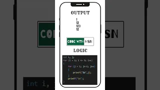 Pattern Programming for number Pyramid 1 12 123 1234 12345