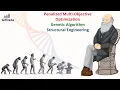 Penalized Multi-Objective Optimization of a Steel Truss Structure Genetic Algorithm