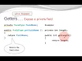 Java Basics - Fields Getters Setters