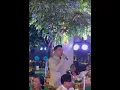 DARREN ESPANTO singing at a wedding #darrenespanto #inyoureyes #justonce #trending #shorts 