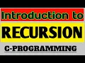 Recursion in C programming Recursive function Hindi ODINGOLOGY