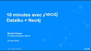 Thumbnail for Dataiku + Neo4j (10 min) video