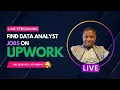 Find Data Analyst jobs on Upwork