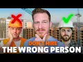 Who to Hire First For Your Construction Business most contractors get this wrong