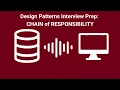Design Patterns Tech Interview Prep - CHAIN of RESPOSIBILITY