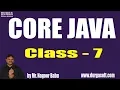 Learn Core Java Programming Tutorial Online Training by Nagoor Babu Sir On 10-07-2018