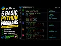 Python problem episode 01 Print Name age city Add Subtract Multiply