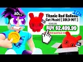 Buying 10 Titanic Balloon Cat Plushies in Pet Simulator X