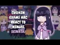 Lagu Chunin Exams Arc React To Ninjas || Hinata || Gacha React