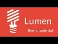 lumen tutorial - getting started with api