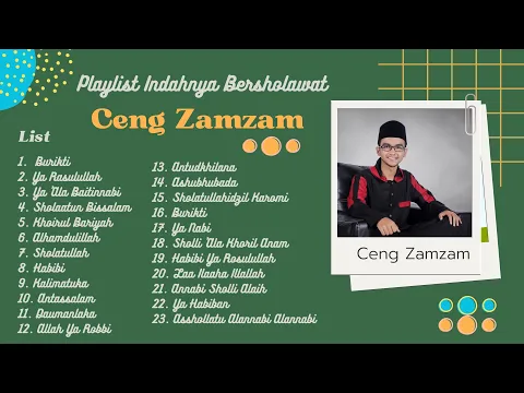 Download MP3 Playlist Indahnya Bersholawat Ceng Zamzam (Full Album)