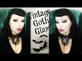 Following a Toxic Tears Goth Makeup Tutorial