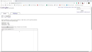 AP-1 hasOne Java Tutorial Codingbat com