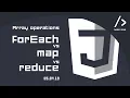 JS Workshop Array operations - map vs forEach vs reduce