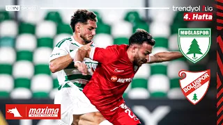 Muglaspor - Boluspor 4 Hafta Mac OZETI Trendyol 1 Lig