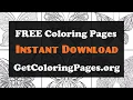 Zentangle butterfly coloring pages