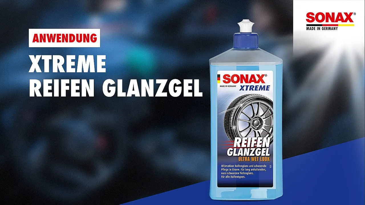 Anwendung SONAX XTREME ReifenGlanzGel