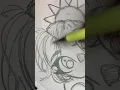 Sketching an OC based on the sun AND moon Minuit Roux
