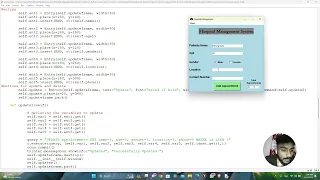 PYTHON PROJECT HOSPITAL MANAGEMENT SYSTEM SOURCE CODE