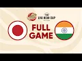 Group Phase Japan v India Full Basketball Game FIBA U18 Asia Cup 2026