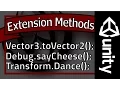Unity Extension Method Tutorial