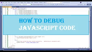 How to debug JavaScript code debug JS code Visual Studio 2022