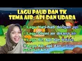 Lagu PAUD dan TK || Kumpulan Lagu Tema Air, Api dan Udara