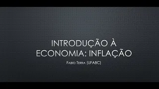 Introdução à economia - macroeconomia: inflação