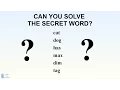 How To Solve The Secret Word Logic Puzzle