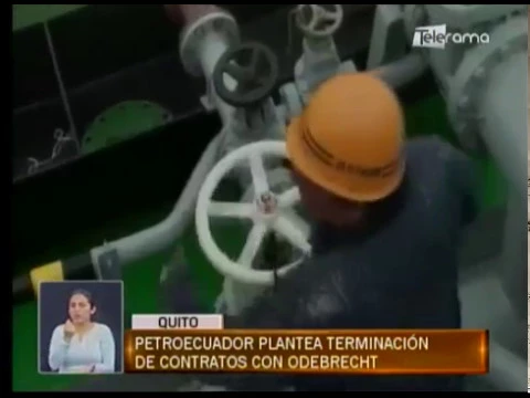 Petroecuador plantea terminación de contratos con Odebrecht