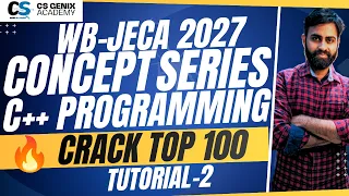 WB JECA 2027 C Programming Part 2 Concept Series Crack Top 100 Strategy