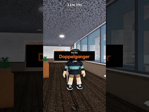 I got the SECRET DoppelGanger role 😂 #roblox #mm2 #murdermystery2
