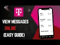 How To View T Mobile Text Messages Online 2025