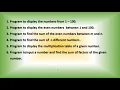 CS11 Chapter 05 Conditional Looping Construct 28 For Loop Program 1