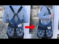 How To Make A Convertible Backpack 2-in-1