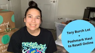 Unboxing My LuxeBox Tory Burch Lot From Luxehuntress Poshmark Haul to Resell Online