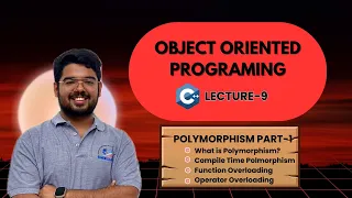 Compile Time Polymorphism in C Function Operator Overloading Hindi