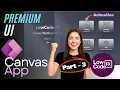 Build Stunning Premium UI in Canvas Apps Part 3 LowCodeFX