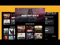 Responsive Games Website Using Html CSS And JavaScript