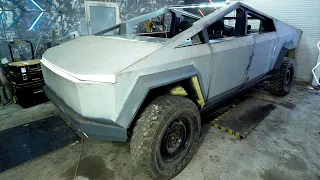 ОПТИКА ДЛЯ КИБЕРТРАКА. Tesla Cybertruck своими руками. Часть 14