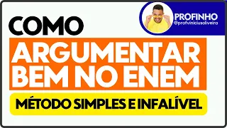 [AULA1] Como argumentar BEM na Redação do ENEM? | Método Argumentação Inteligente