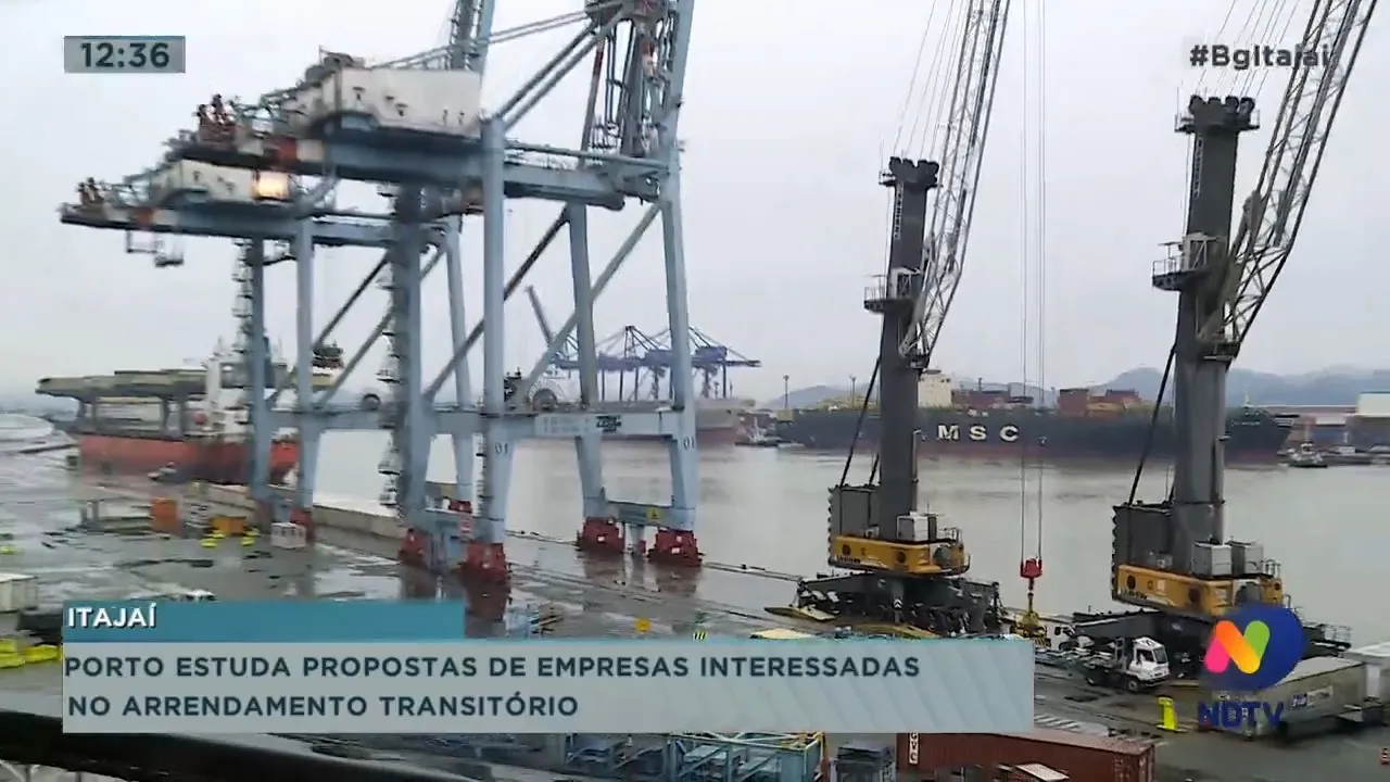 Porto de Itajaí estuda propostas de empresas interessadas no arrendamento transitório