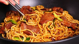 10-Minute Beef & Onion Noodles — One Pan, Incredibly Tender