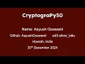 CS50 Python Final Project