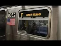 NYC Subway R160B Siemens F Train Full Ride Jamaica-179 St - Coney Island via 53 St