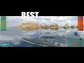 Battleship Hannover in a 1v5 situation - World of Warships