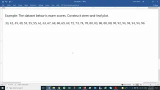 Python Stem-and-leaf plot