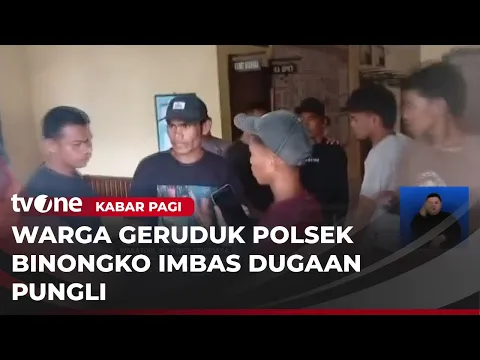 Warga Geruduk Mapolsek Binongko, Tuding Kapolsek Berbuat Pungli