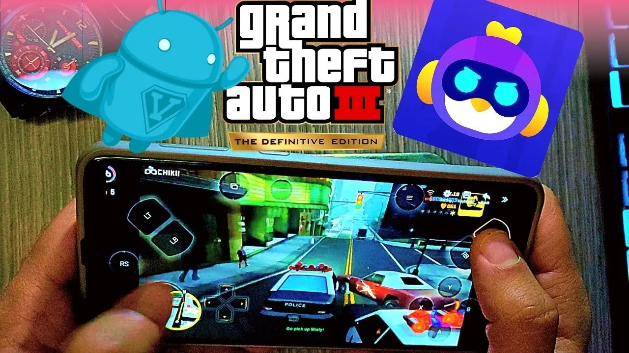 GTA 3 The Definitive Edition - Android Gameplay - Chikii Cloud Gaming - GTA 3 Game APK Mobile (2022)