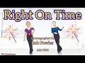 Download Lagu Right On Time linedance - Intermediate  level- Rob Fowler  - July 2025